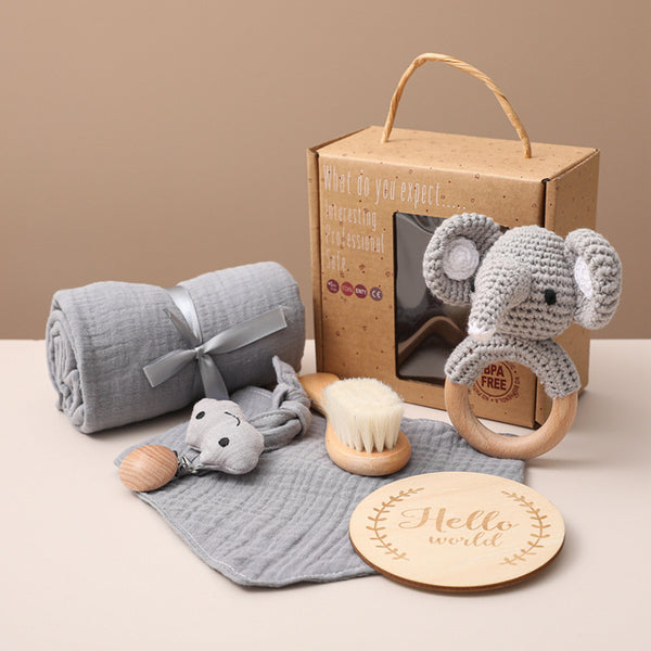 Bopoobo baby bath toy set with soft kid swaddle wrap, perfect for infant bathing and playtime.


